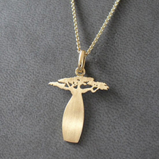 pendentif or Baobab