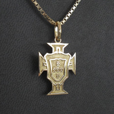 pendentif or Croix du Portugal
